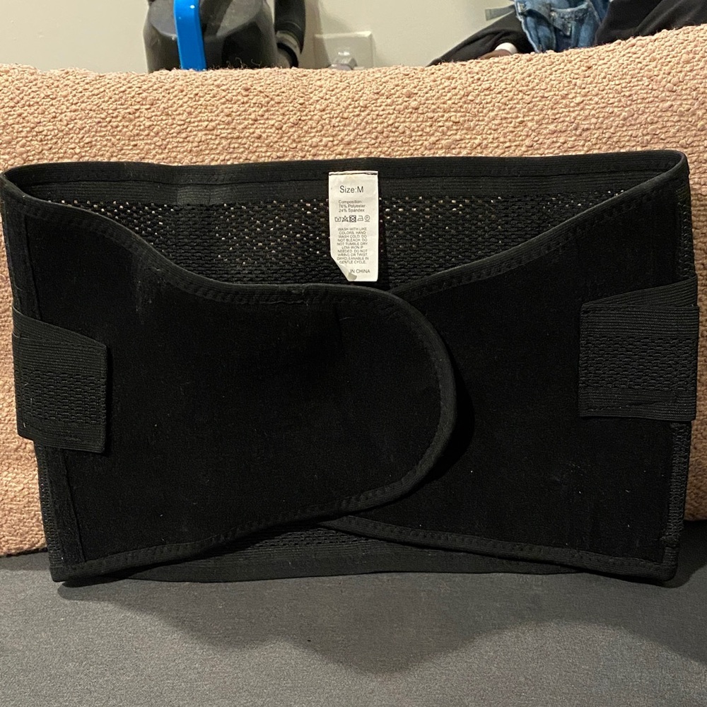 Black Waist Trainer Belt